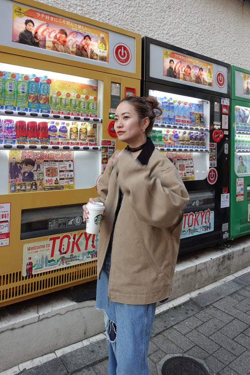 バイカラールーズブルゾン